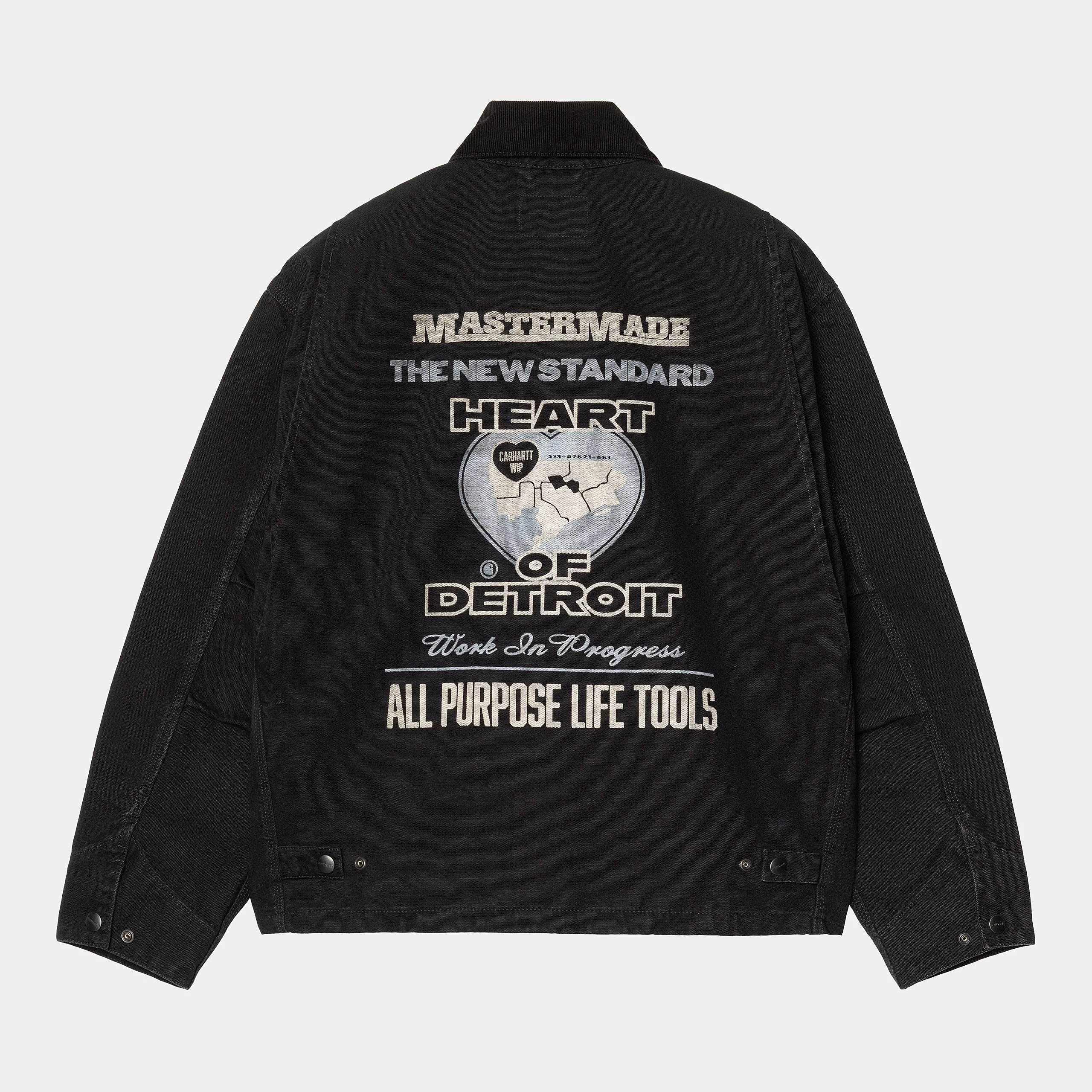 Мужская куртка Carhartt WIP OG Arcan Graphic Jacket (I035553-blk/blk h st wash)  - цена, описание, фото 2